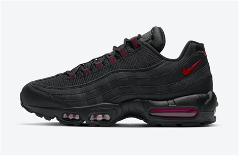 nike air max 95 schwarz weiß rot|air max 95 black suede.